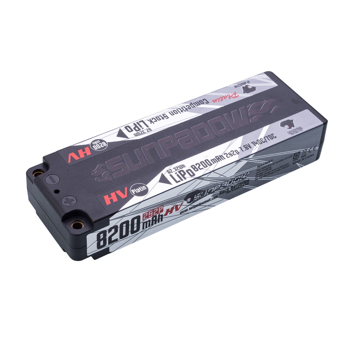 Sunpadow Platin HV 8200mAh 7.6V 2S 140/70C LiPo