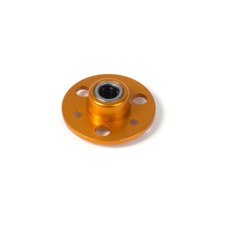 335530-O Xray Drive Flange With One-Way Bearing - Alu 7075 T6 - Orange