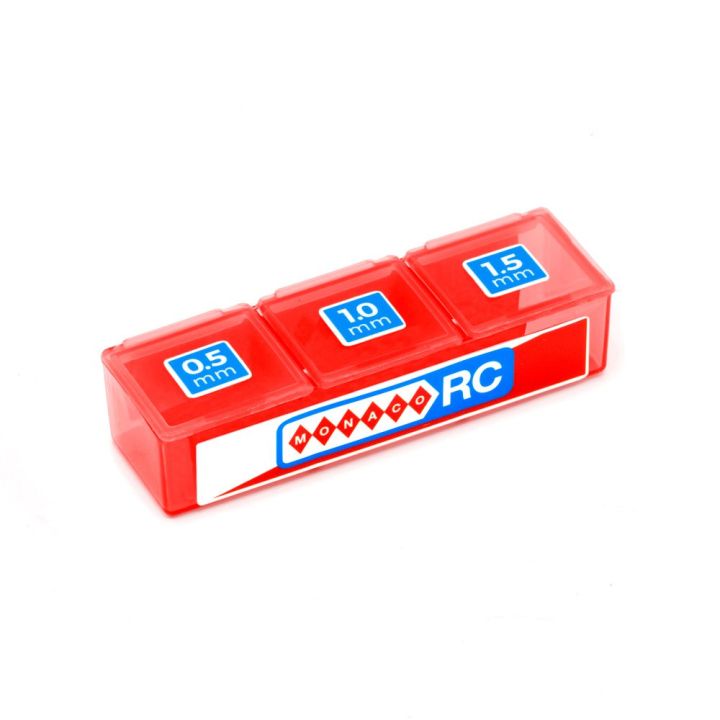 MonacoRC Colors Box 3 Compartments - Red