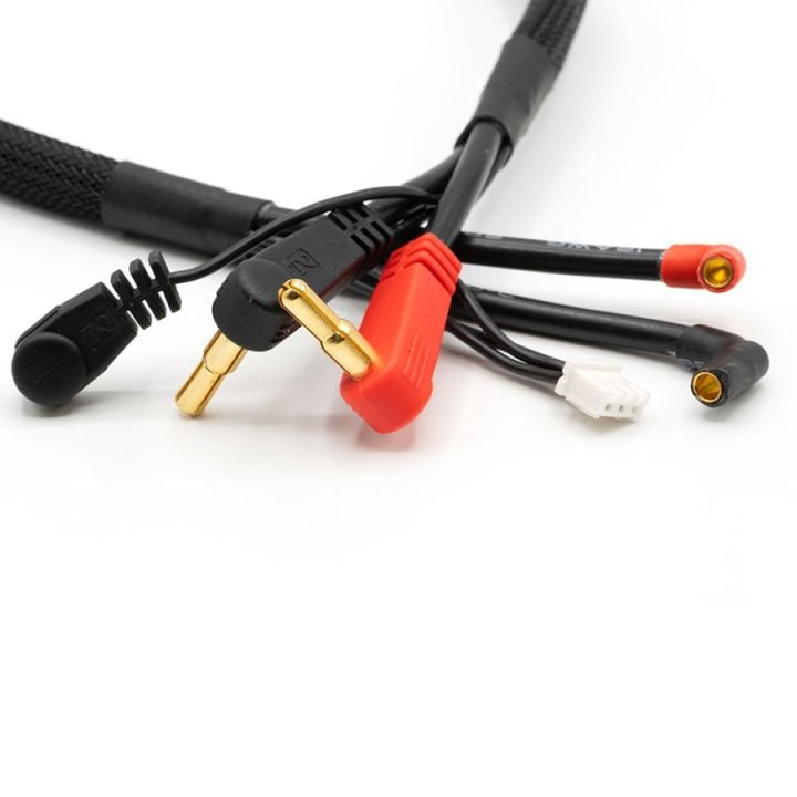 TQ Wire 2S Charge Cable with Strain Relief 4/5mm to Low Profile Tubes X6