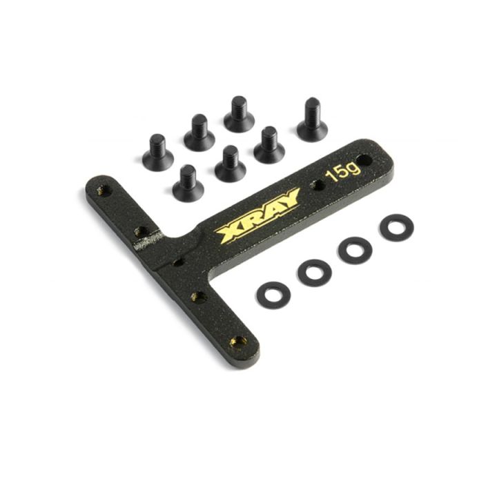 303763 Xray T4 2020 Brass Chassis Brace 15gr
