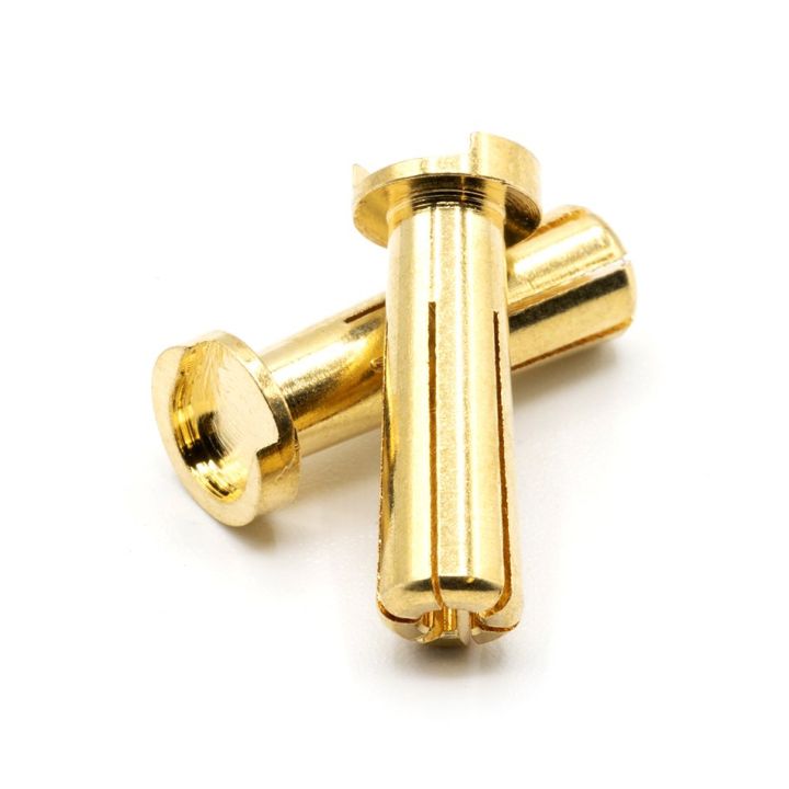 MC-C005 Gold Plated 5mm Bullet Banana Connector 18mm Long
