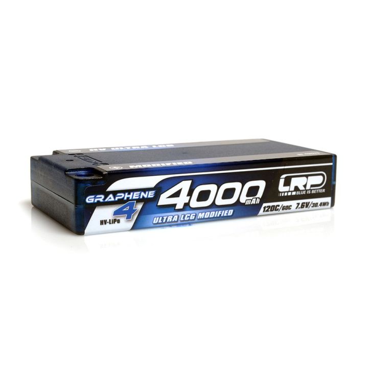 LRP HV 4000mAh 7.6V LiPo ULTRA LCG Shorty Graphene-4 battery