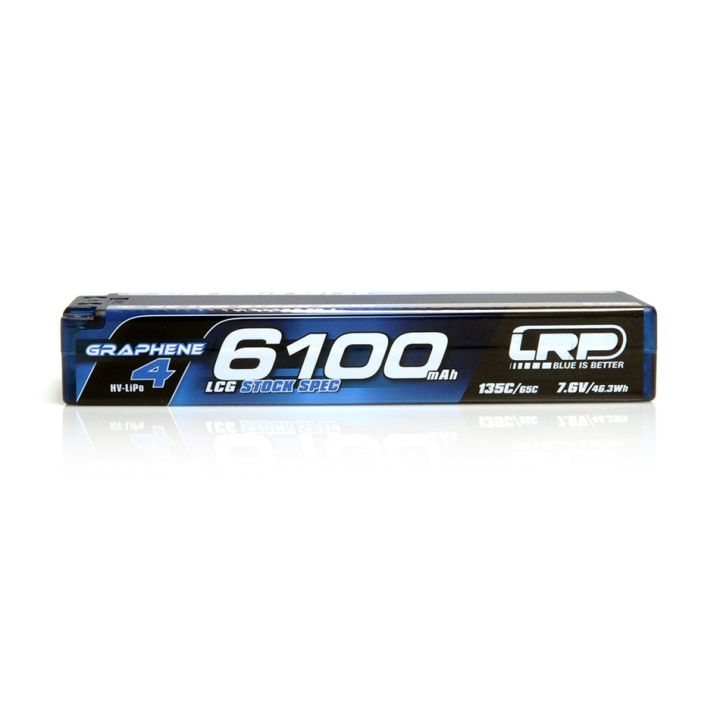 LRP HV 6100mAh 7.6V LiPo LCG Stock Spec Graphene-4 battery