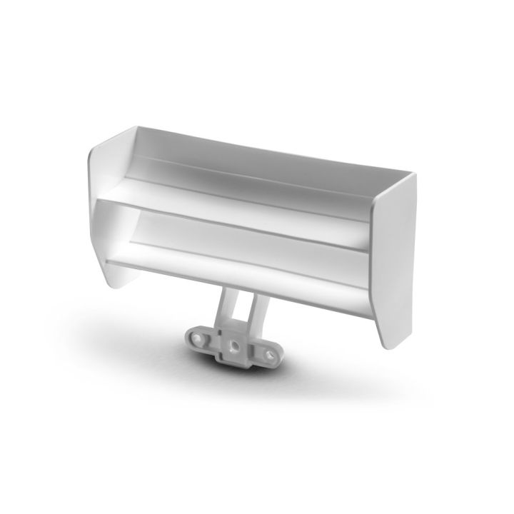 373514 Xray X1 Composite Rear Wing - Lightweight & Wide - White