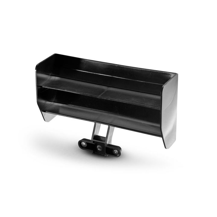 373514-K Xray X1 Composite Rear Wing - Lightweight & Wide - Black