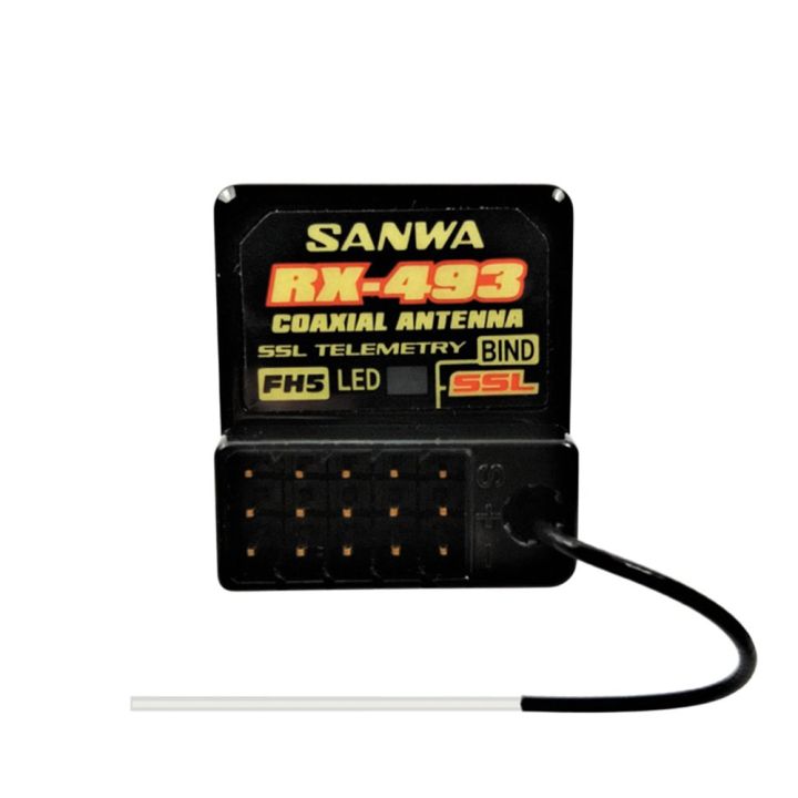 Sanwa RX-493 (2.4GHz, 4-Channel, FHSS-4, SSL) Telemetry System