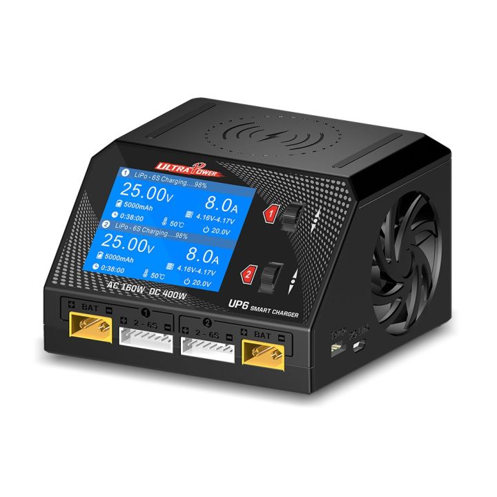 Ultra Power Smart Dual Channel AC/DC Charger 400W 10A