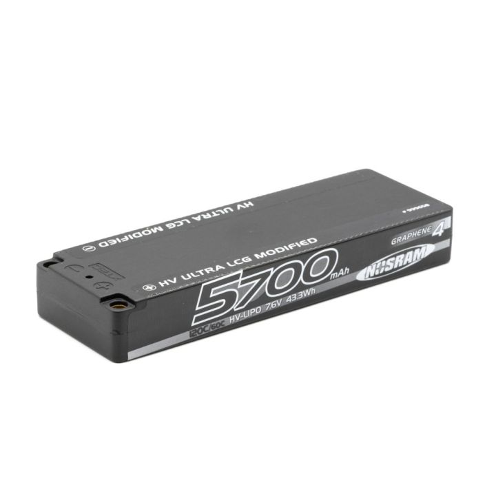 Nosram Lipo Battery HV LCG Modified Graphene-4 5700mAh - 7.6V