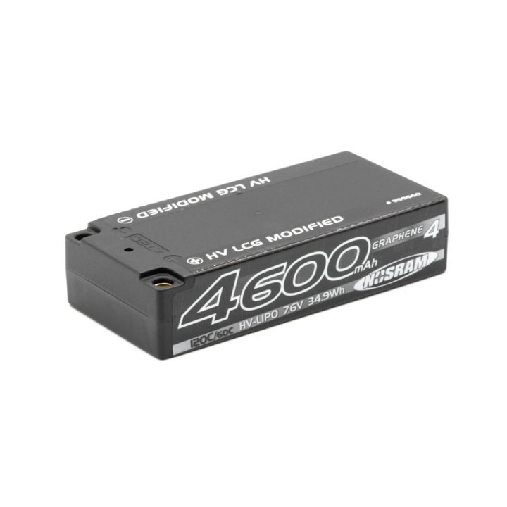 Nosram Lipo Battery HV LCG Modified Shorty Graphene-4 4600mAh - 7.6V