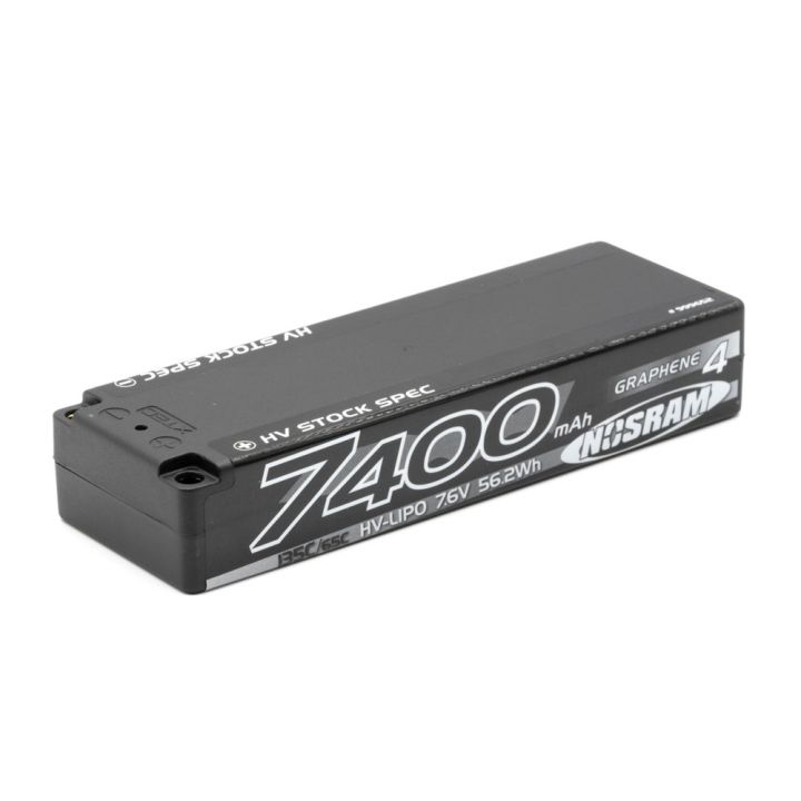 Nosram Lipo Battery HV LCG Modified Graphene-4 7400mAh - 7.6V