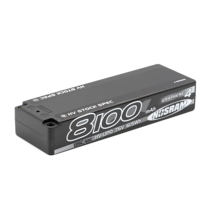 Nosram Lipo Battery HV LCG Modified Graphene-4 8100mAh - 7.6V