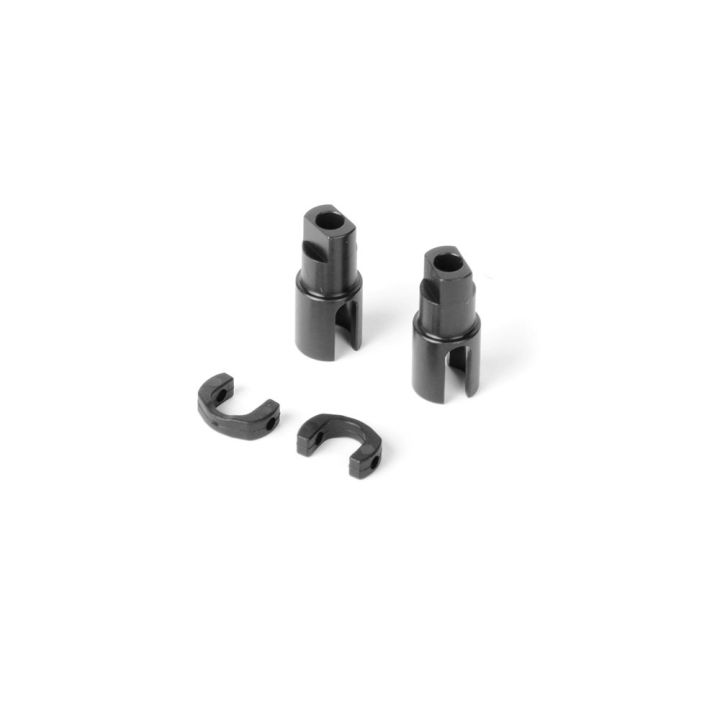 305134 Xray Steel Solid Axle Driveshaft Adapter - Hudy Spring Steel (2)