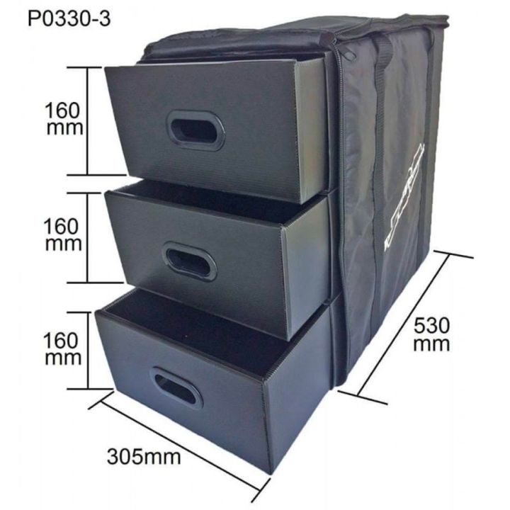 P0330-3 Mugen P0330-3 3 Drawer Large Hauler Bag