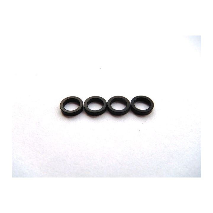 69844 Hiro Seiko Black 4mm Alloy Spacer (1.5t) Hiro Seiko - 1