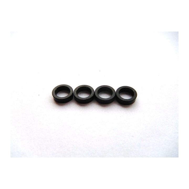 69846 Hiro Seiko Black 4mm Alloy Spacer (2.0t) Hiro Seiko - 1