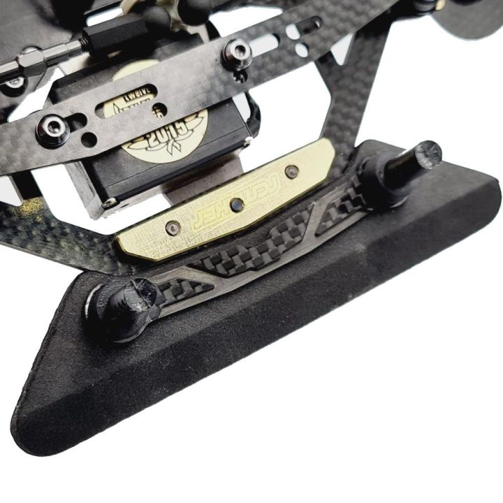 RcMaker GeoCarbon Front Bumper Mount for Awesomatix A12