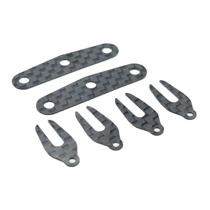 RcMaker Carbon Front Ride Height Spacer Set for Awesomatix A12