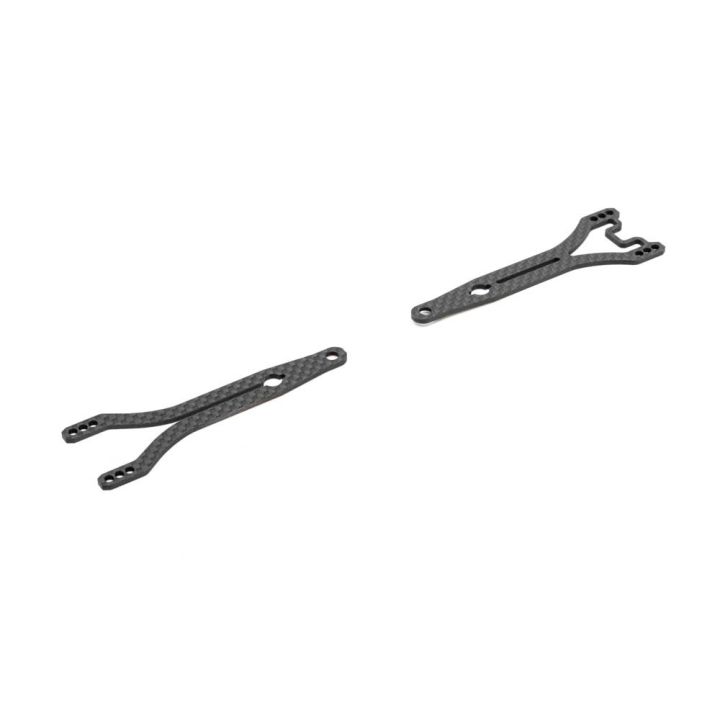 RcMaker SlimFlex 2.0mm Carbon Twin Topdeck Set for Mugen MTC2