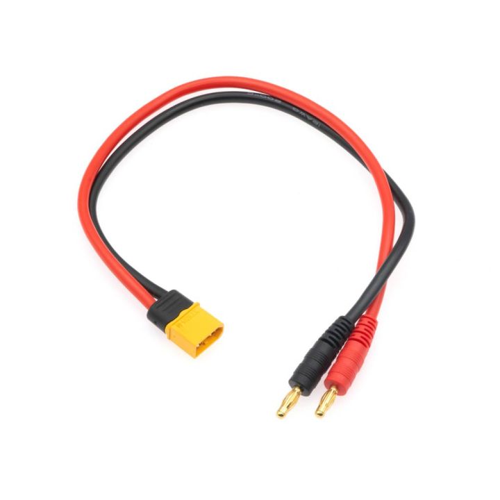 MonacoRC XT60 Charge Cable Male Plug 12AWG 300mm