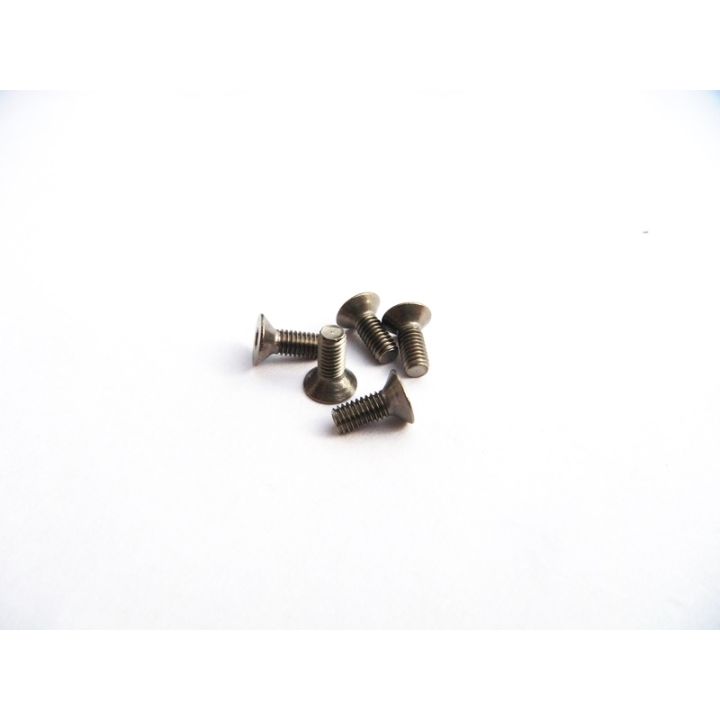 69687 Hiro Seiko M3x6 Titanium Hex Socket Flat Head Screw Hiro Seiko - 1