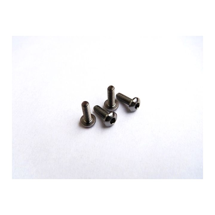 48016 Hiro Seiko M2x8 Titaniun Hex Socket Button Head Screw Hiro Seiko - 1