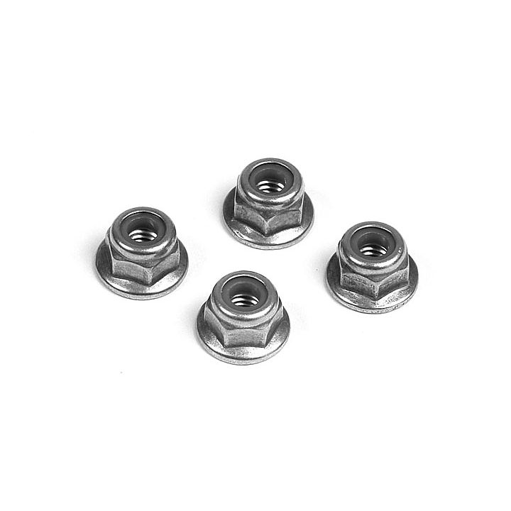 960140 Xray Nut M4 With Flange (10)