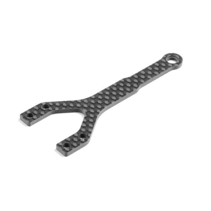 301083 Xray X4F 2025 - Graphite Upper Deck - Split Front - 2.0mm