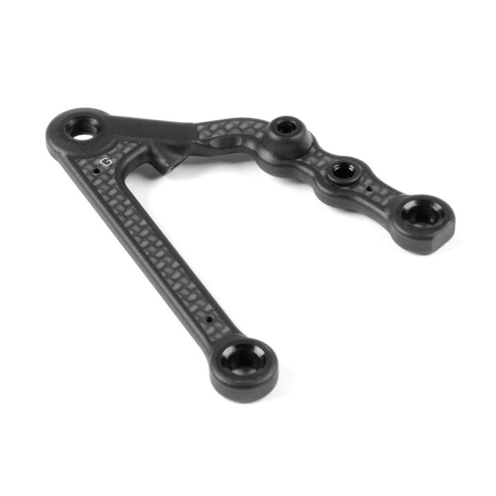 302182-G Xray X4 Cff™ Front Lower Arm - Inner Shock Position - Graphite - Right