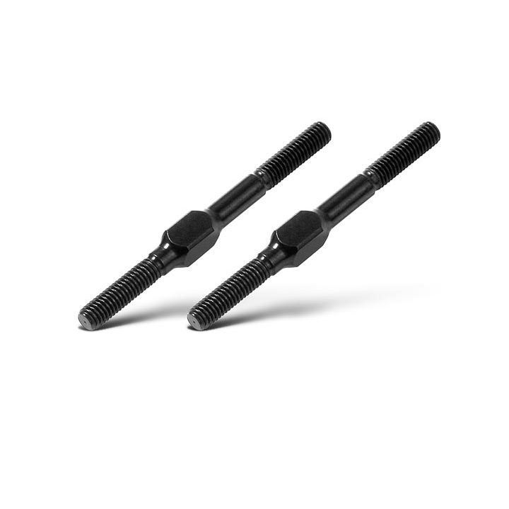 302612 Xray Alu Adj. Turnbuckle M3 L/R 39 Mm - Swiss 7075 T6 (2) Xray - 1