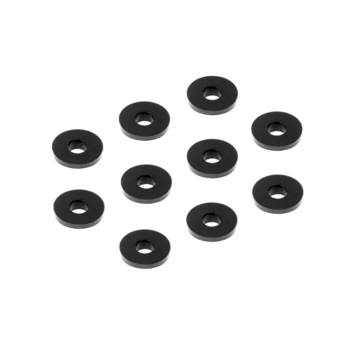 303118-K Xray Alu Shim 3X9X1.0Mm - Black (10)