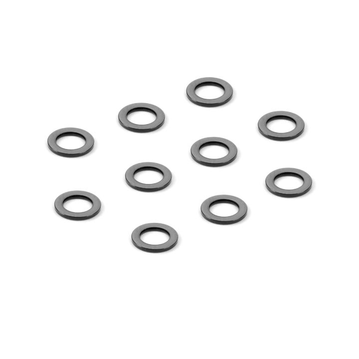 303142-K Xray Alu Shim 3X5X0.5mm - Black (10)