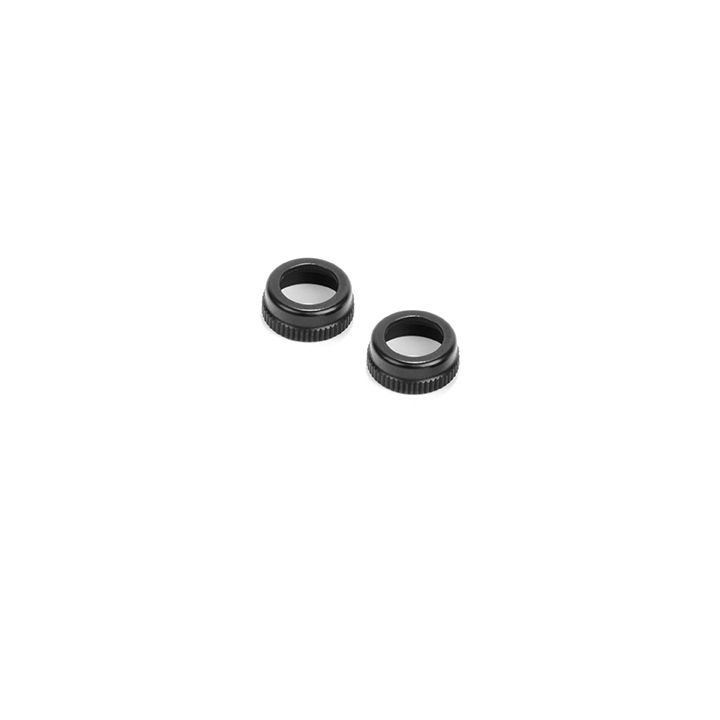 308353-K Xray Alu Shock Cap-Nut With Vent Hole - Black (2)