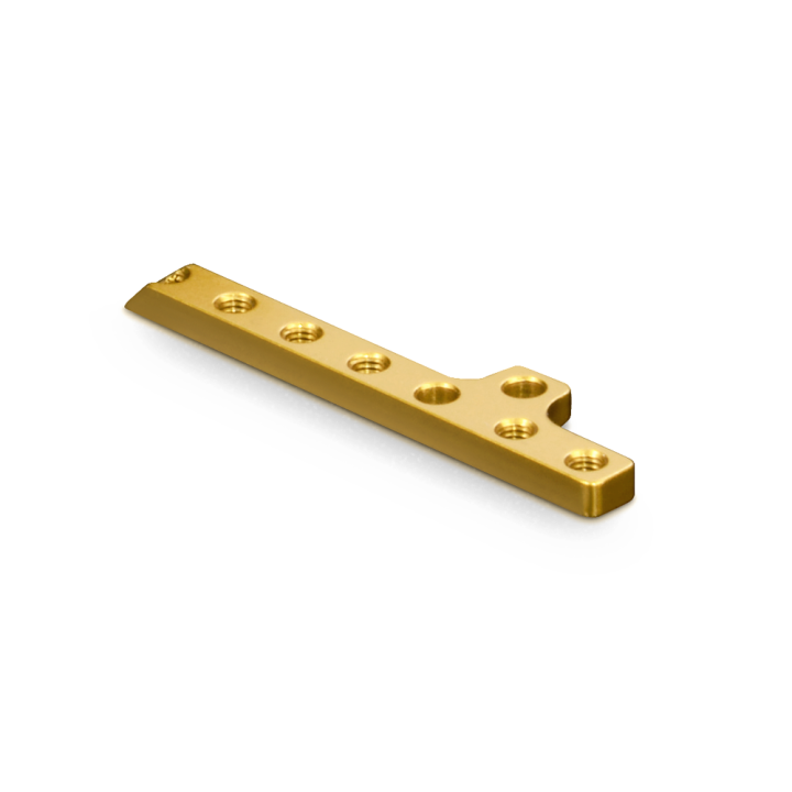 303004 Xray T4'18 Brass Motor Mount Plate Xray - 1