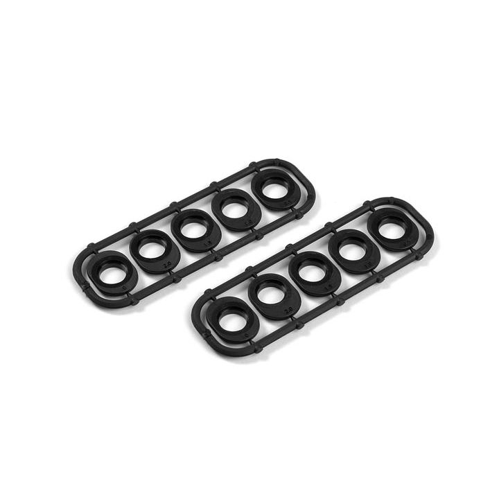 372070 Xray Composite Ride Height Adjuster Set - V2 (2) Xray - 1