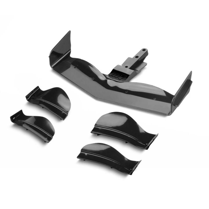 371204-K Xray X1 Composite Front Wing- Black Flat