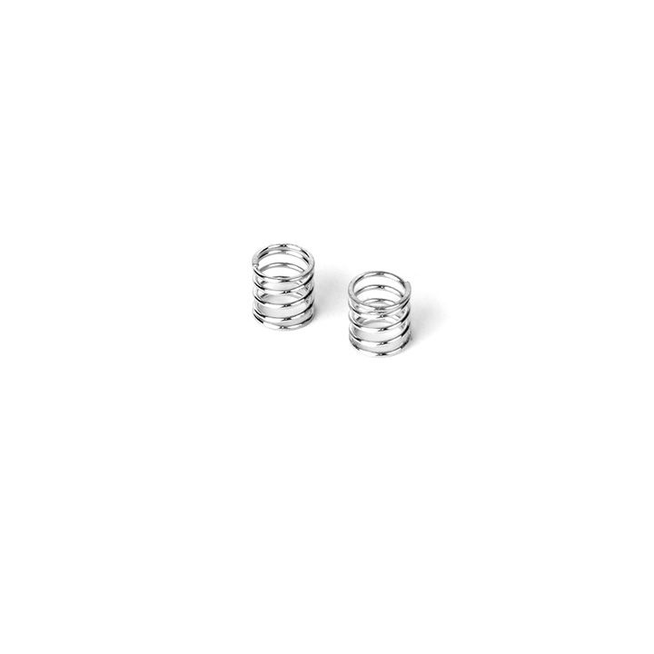 372187 Xray Front Coil Spring For 4Mm Pin C1.8-2.0 - Silver (2)