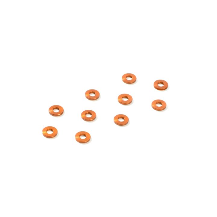 303136-O Xray Alu Shim 3X7X1.0Mm - Orange (10) Xray - 1