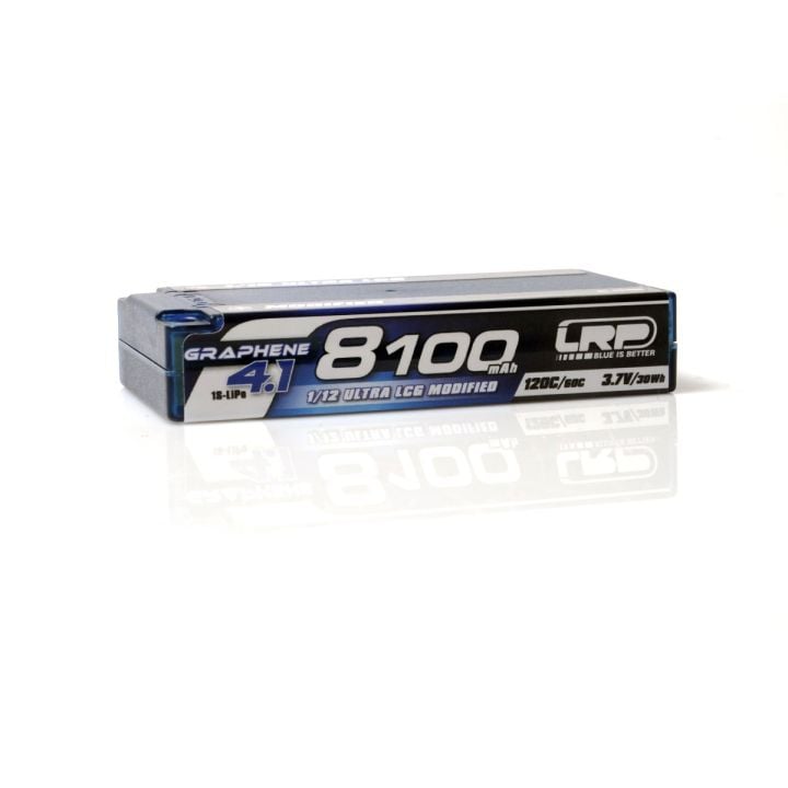 LRP P4 1/12 Ultra LCG Graphene-4.1 8100mAh Hardcase Battery - 3.7V LiPo - 120C/60C
