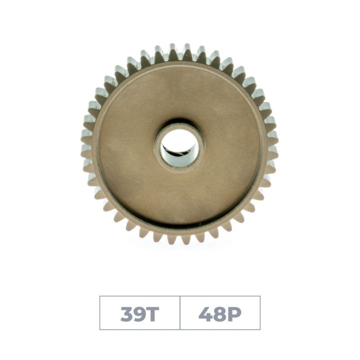 Hiro Seiko DP48-39T Hard Coated Alum. Pinion Gear (MoS2)