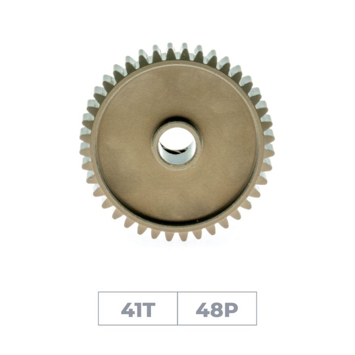 Hiro Seiko DP48-41T Hard Coated Alum. Pinion Gear (MoS2)