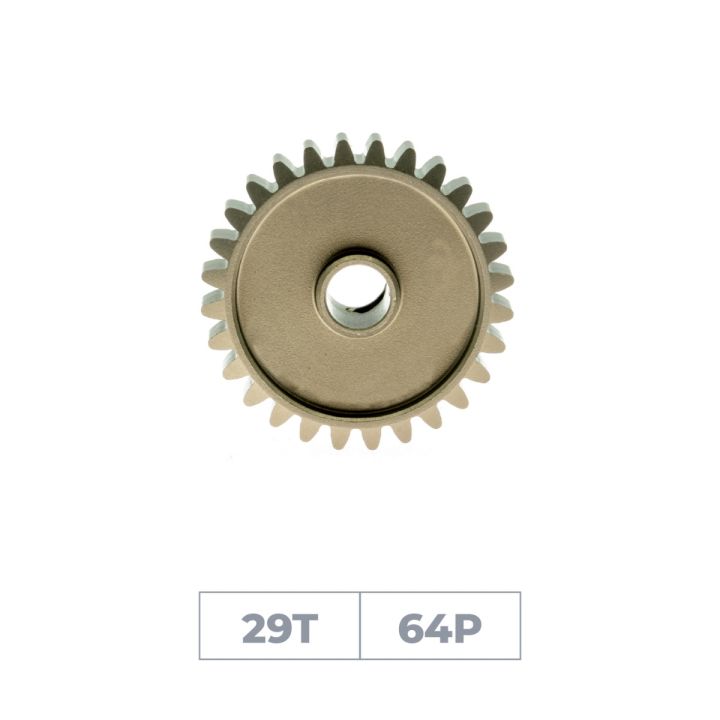 Hiro Seiko DP64-29T Hard Coated Alum. Pinion Gear (MoS2)