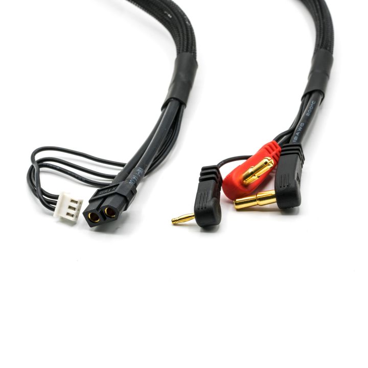 TQ Wire 2S Charge Cable with XT60 & Strain Reliefs