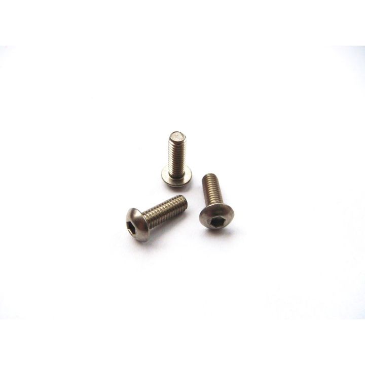 48192 HiroSeiko M4x14 Titanium Hex Socket Button Head Screw