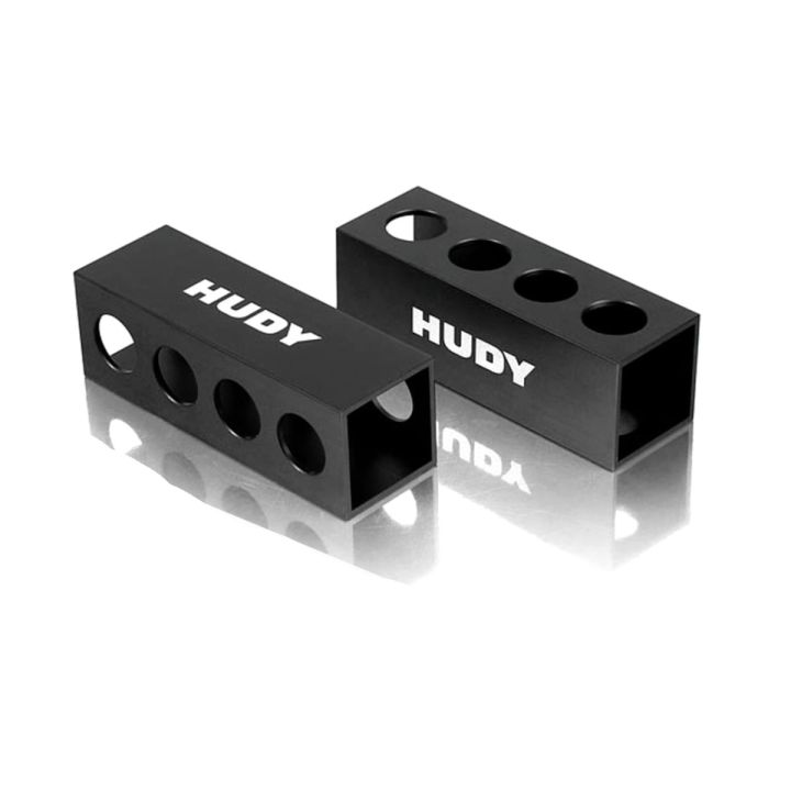 Hudy Chassis Droop Gauge Support Blocks 30mm 1:8 Off-Road - LW (2)