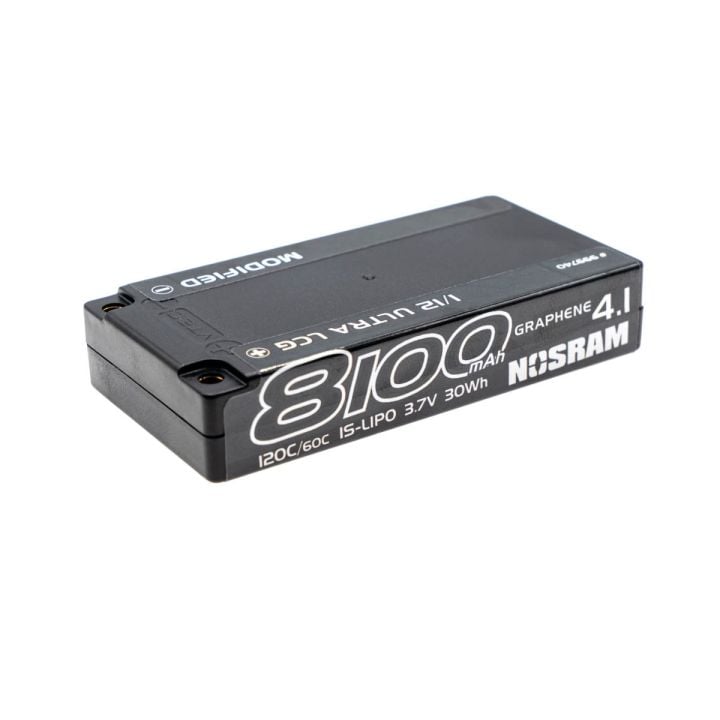 Nosram P4 1/12 Ultra LCG Graphene-4.1 8100mAh Hardcase Battery - 3.7V LiPo - 120C/60C