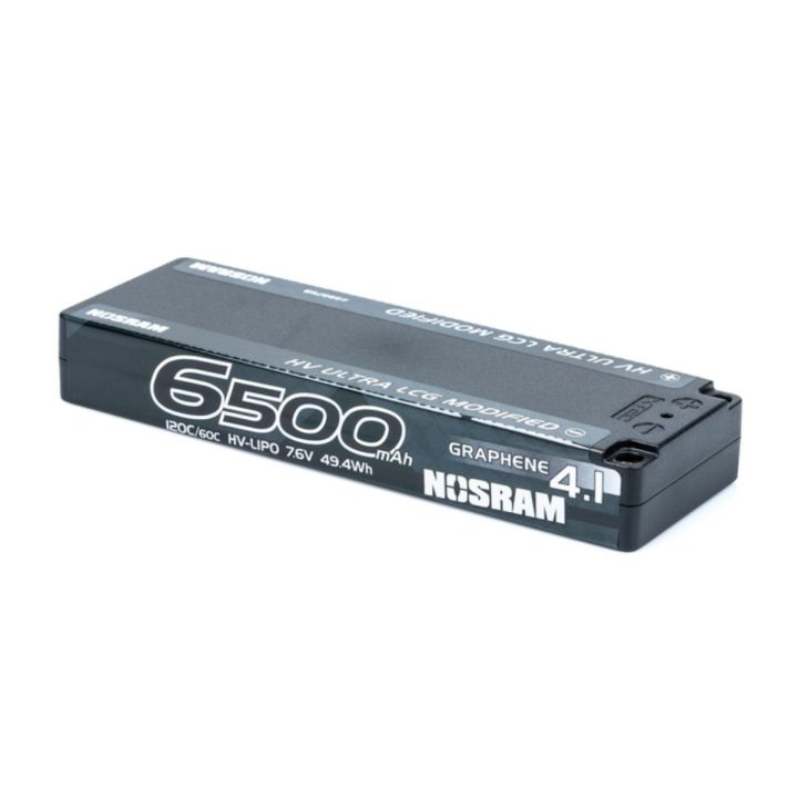 Nosram HV Ultra LCG Modified Graphene-4.1 6500Mah Hardcase Battery - 7.6V Lipo - 120C/60C