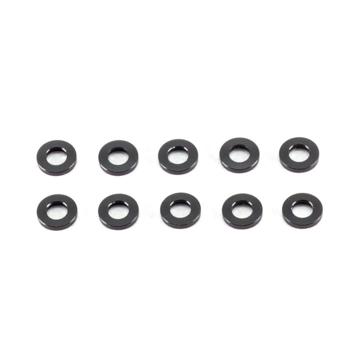 A006-10 InfinityRC Aluminum Washer 3X6X1.0mm (Black/10Pcs)