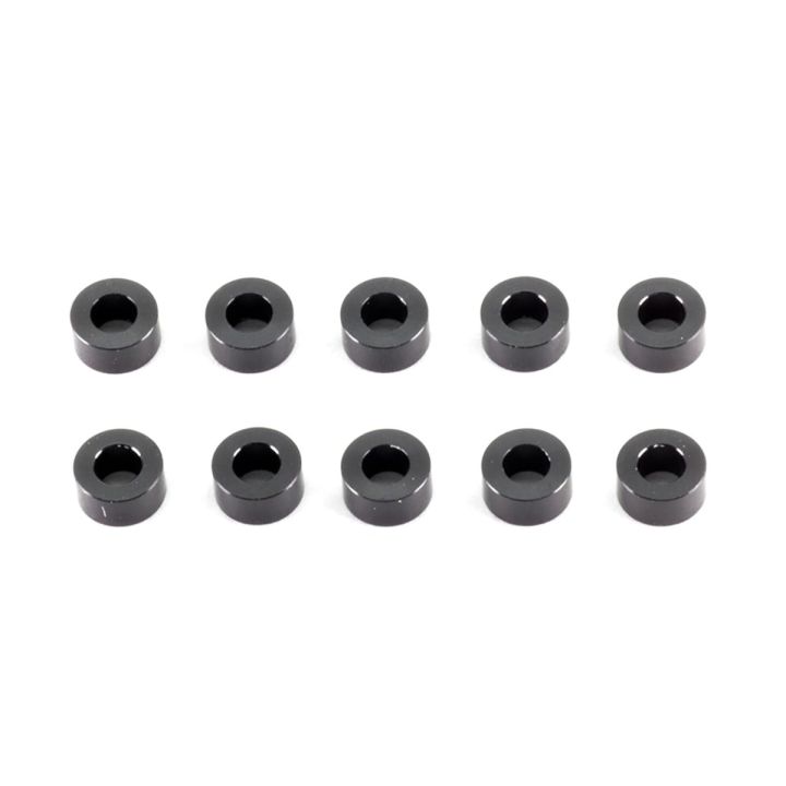 A006-30 InfinityRC Aluminum Washer 3X6X3.0mm (Black/10Pcs)