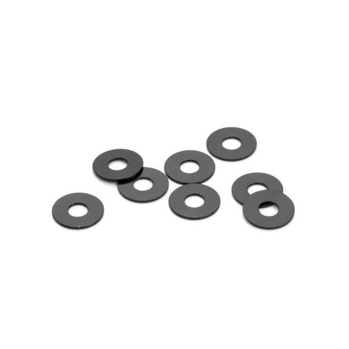 A73805 InfinityRC Aluminum Washer 3X8X0.5mm (Black/8Pcs)